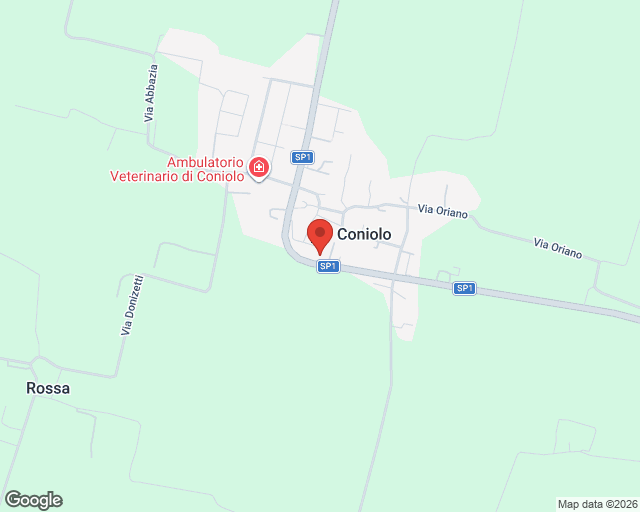 Mappa della sede Farmacia Fornari Coniolo